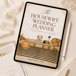 THE HOUSEWIFE WEDDING PLANNER - ROME EDITION