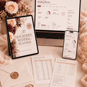 The Housewife Planning System - The Housewife Wedding Planner and App - The Caribbean Housewife - Copyright 2026